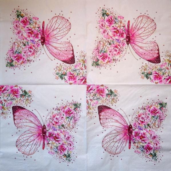 138 Schmetterlinge - 3-lagig (138) - Home Fashion - CS